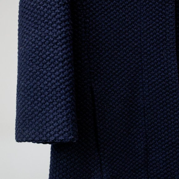 Chanel Navy Wool Mod Coat - Picture 6 of 14